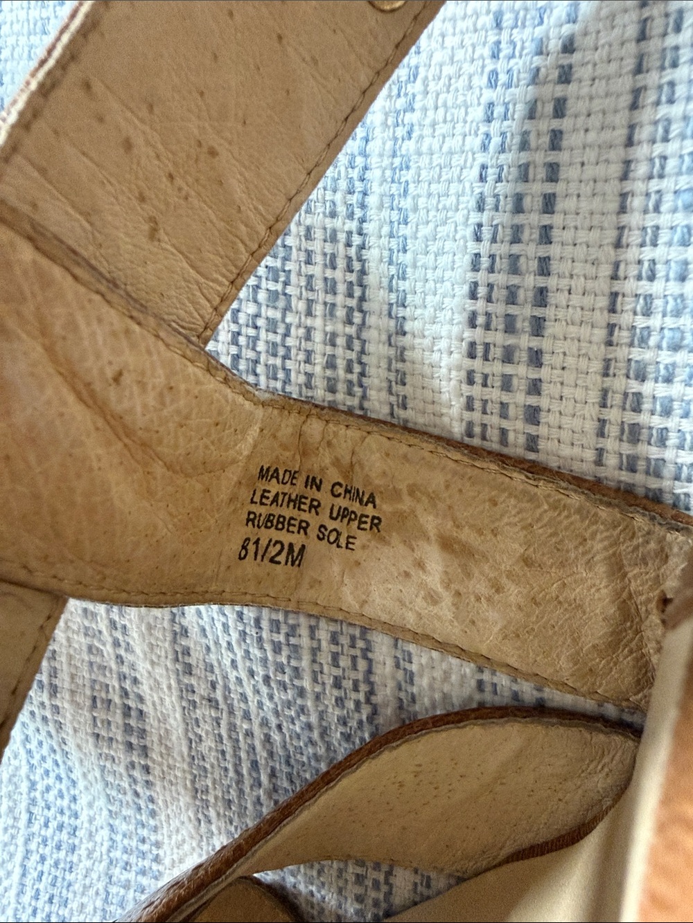 MICHAEL Michael Kors Brown Leather Strappy Platform Heels Size 8.5 - Picture 5 of 12